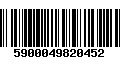 Código de Barras 5900049820452