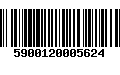 Código de Barras 5900120005624