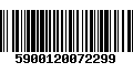 Código de Barras 5900120072299