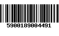 Código de Barras 5900189004491