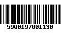 Código de Barras 5900197001130