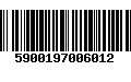 Código de Barras 5900197006012