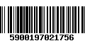 Código de Barras 5900197021756