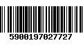 Código de Barras 5900197027727