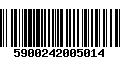 Código de Barras 5900242005014