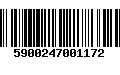 Código de Barras 5900247001172