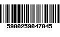 Código de Barras 5900259047045