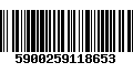 Código de Barras 5900259118653