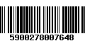 Código de Barras 5900278007648