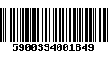 Código de Barras 5900334001849