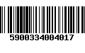 Código de Barras 5900334004017