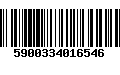 Código de Barras 5900334016546