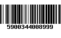 Código de Barras 5900344008999