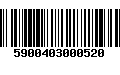 Código de Barras 5900403000520