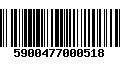 Código de Barras 5900477000518