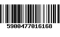 Código de Barras 5900477016168