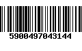 Código de Barras 5900497043144