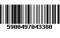 Código de Barras 5900497043380