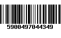 Código de Barras 5900497044349