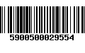 Código de Barras 5900500029554