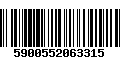 Código de Barras 5900552063315