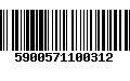 Código de Barras 5900571100312