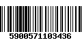 Código de Barras 5900571103436