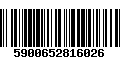 Código de Barras 5900652816026