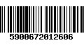 Código de Barras 5900672012606