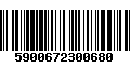 Código de Barras 5900672300680