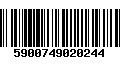 Código de Barras 5900749020244