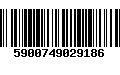 Código de Barras 5900749029186