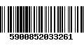 Código de Barras 5900852033261