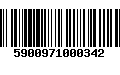 Código de Barras 5900971000342