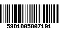 Código de Barras 5901005007191