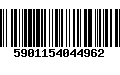 Código de Barras 5901154044962