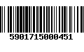 Código de Barras 5901715000451