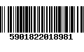 Código de Barras 5901822018981