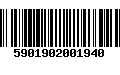 Código de Barras 5901902001940