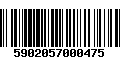 Código de Barras 5902057000475