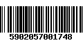 Código de Barras 5902057001748