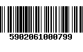 Código de Barras 5902061000799