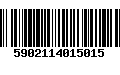 Código de Barras 5902114015015