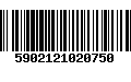 Código de Barras 5902121020750