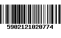 Código de Barras 5902121020774