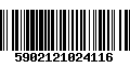 Código de Barras 5902121024116