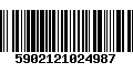 Código de Barras 5902121024987