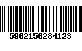 Código de Barras 5902150284123