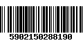 Código de Barras 5902150288190