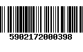 Código de Barras 5902172000398